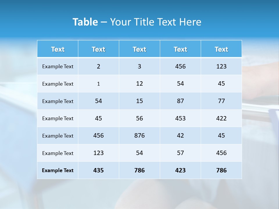 Home Cold Cool PowerPoint Template