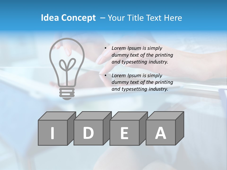 Home Cold Cool PowerPoint Template