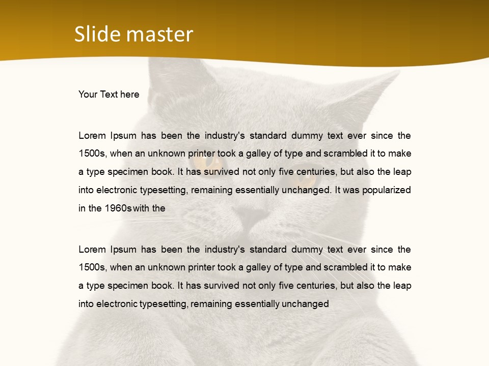 Part Remote White PowerPoint Template