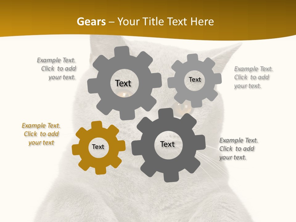 Part Remote White PowerPoint Template