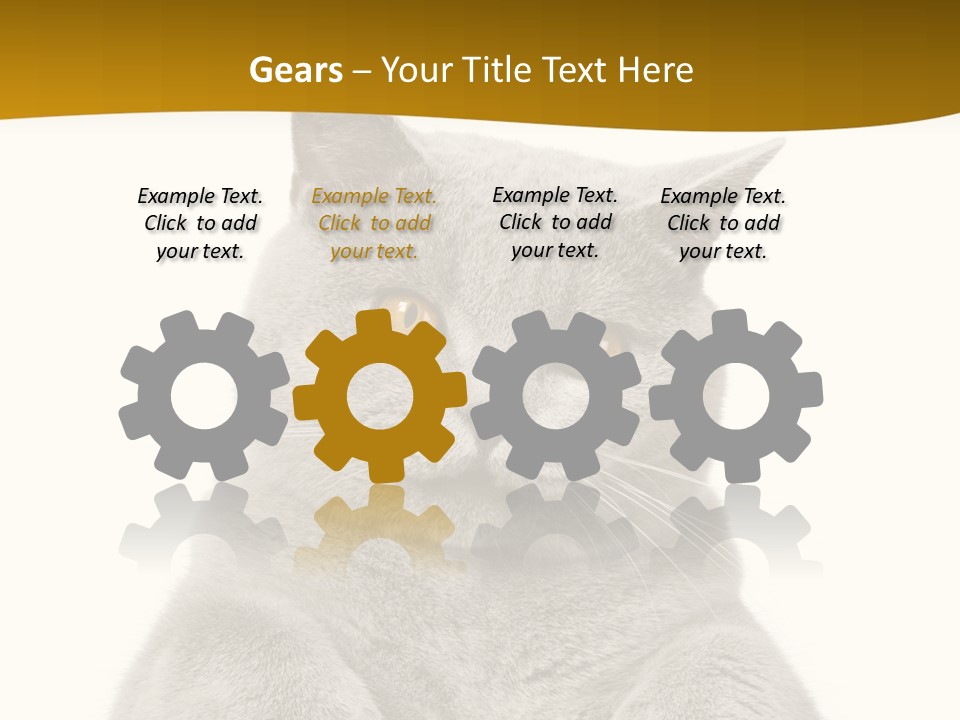 Part Remote White PowerPoint Template