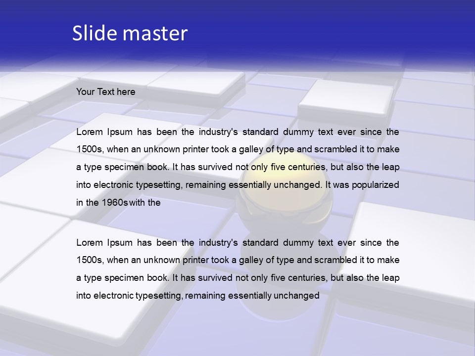 Remote House Condition PowerPoint Template