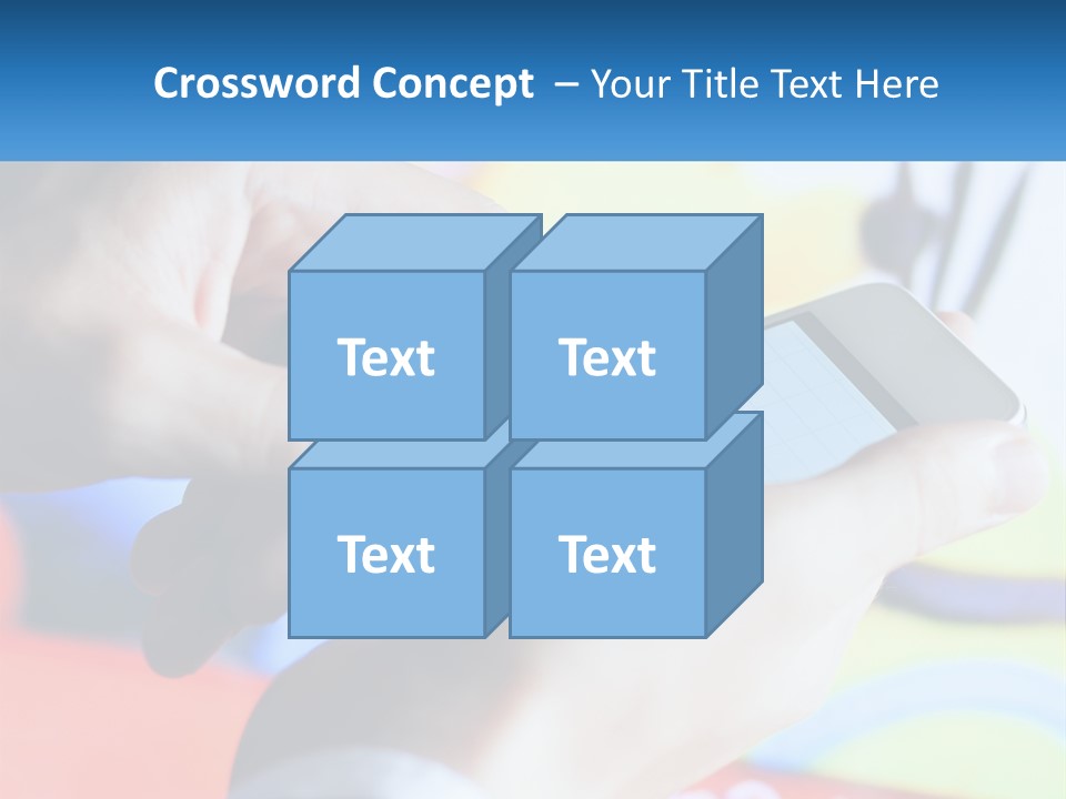 White Air Cool PowerPoint Template