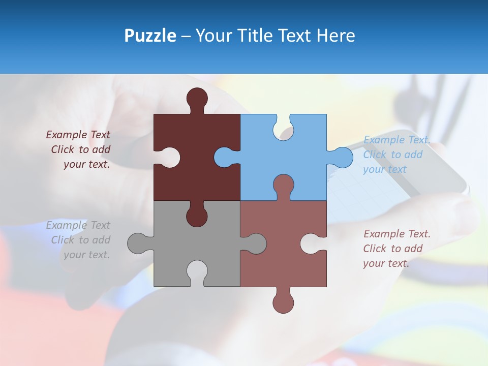 White Air Cool PowerPoint Template