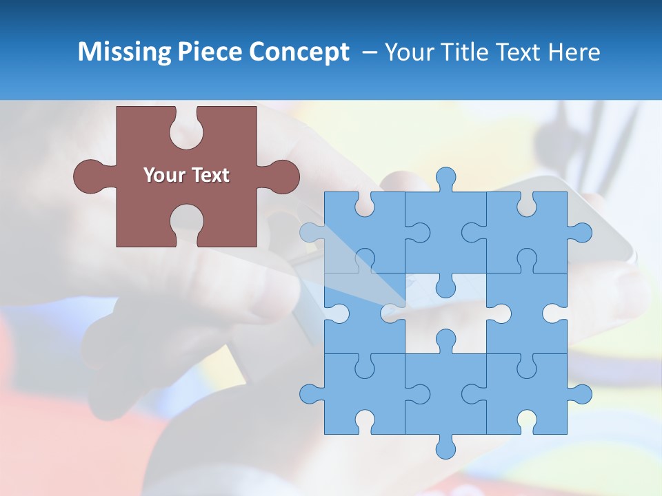 White Air Cool PowerPoint Template