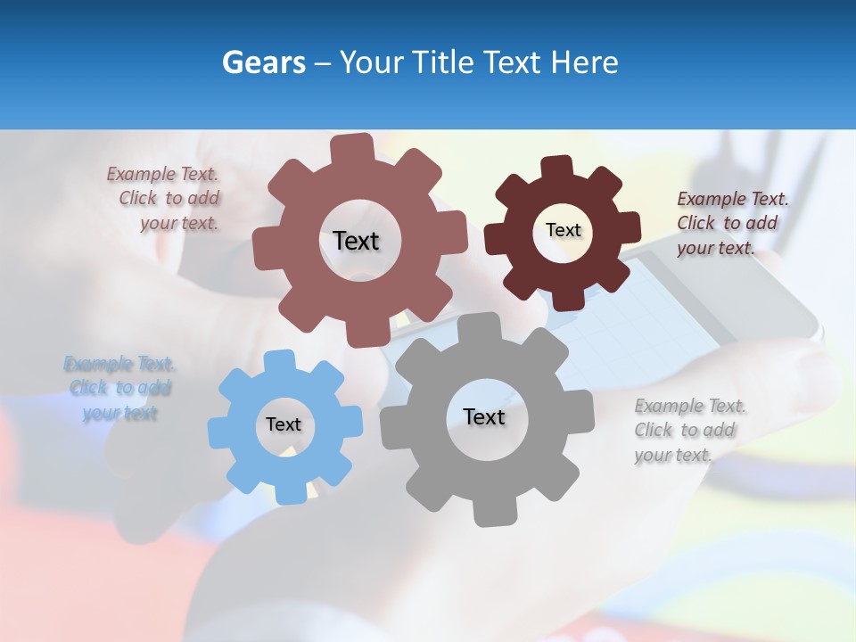 White Air Cool PowerPoint Template