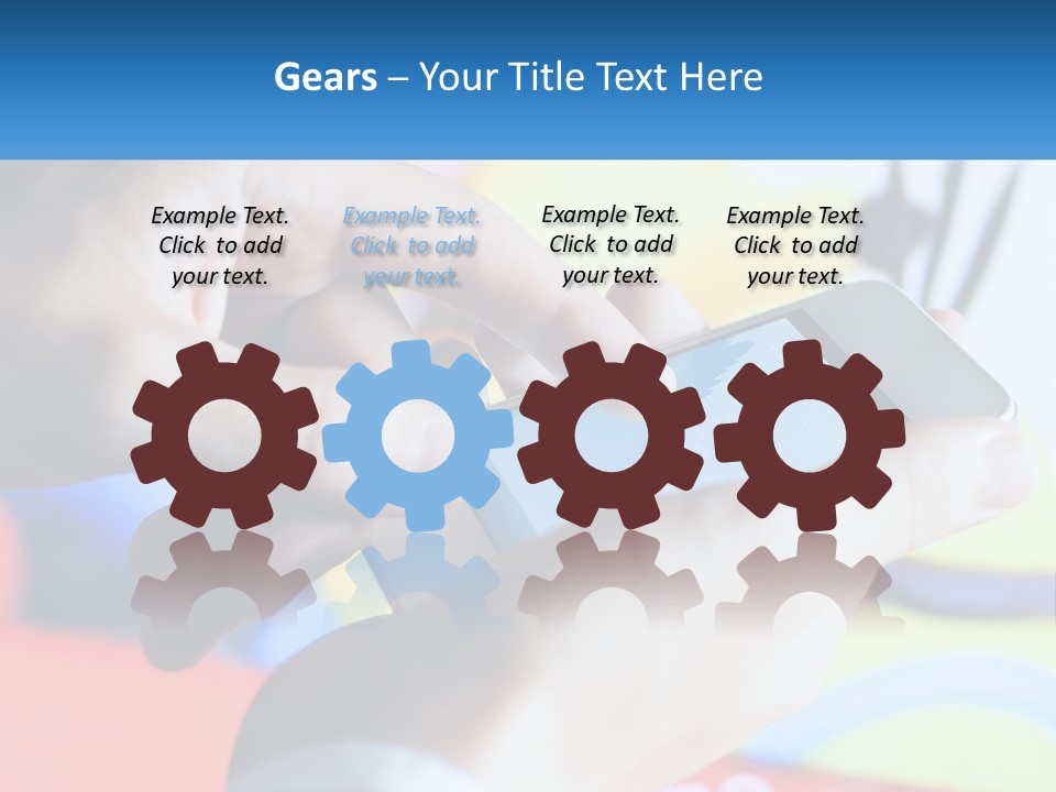 White Air Cool PowerPoint Template