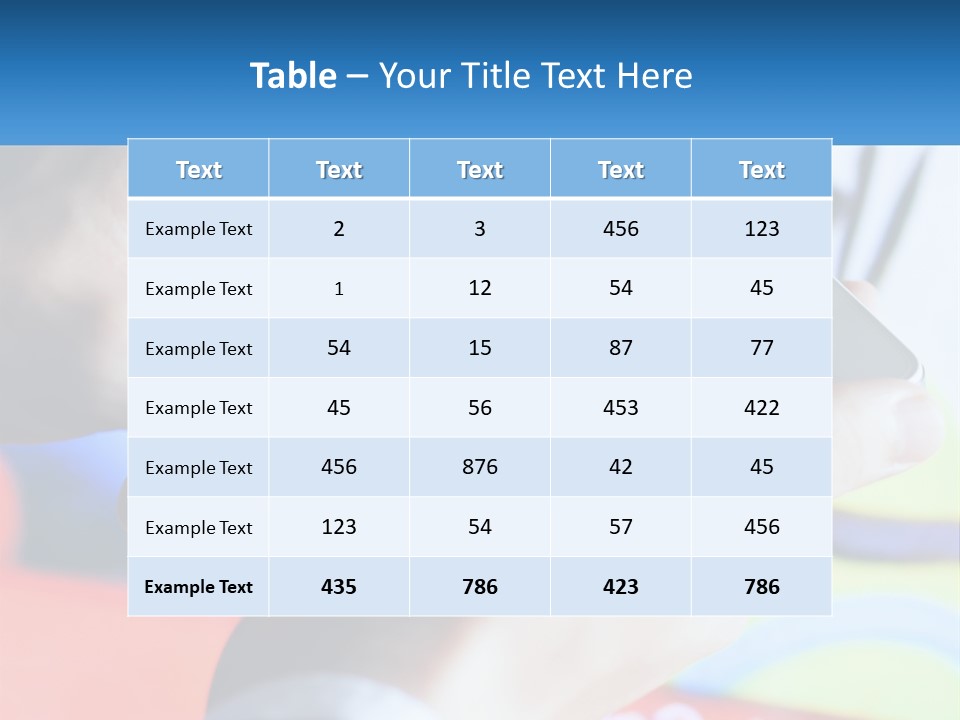 White Air Cool PowerPoint Template