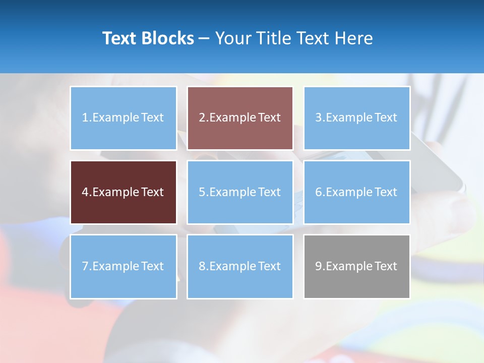 White Air Cool PowerPoint Template