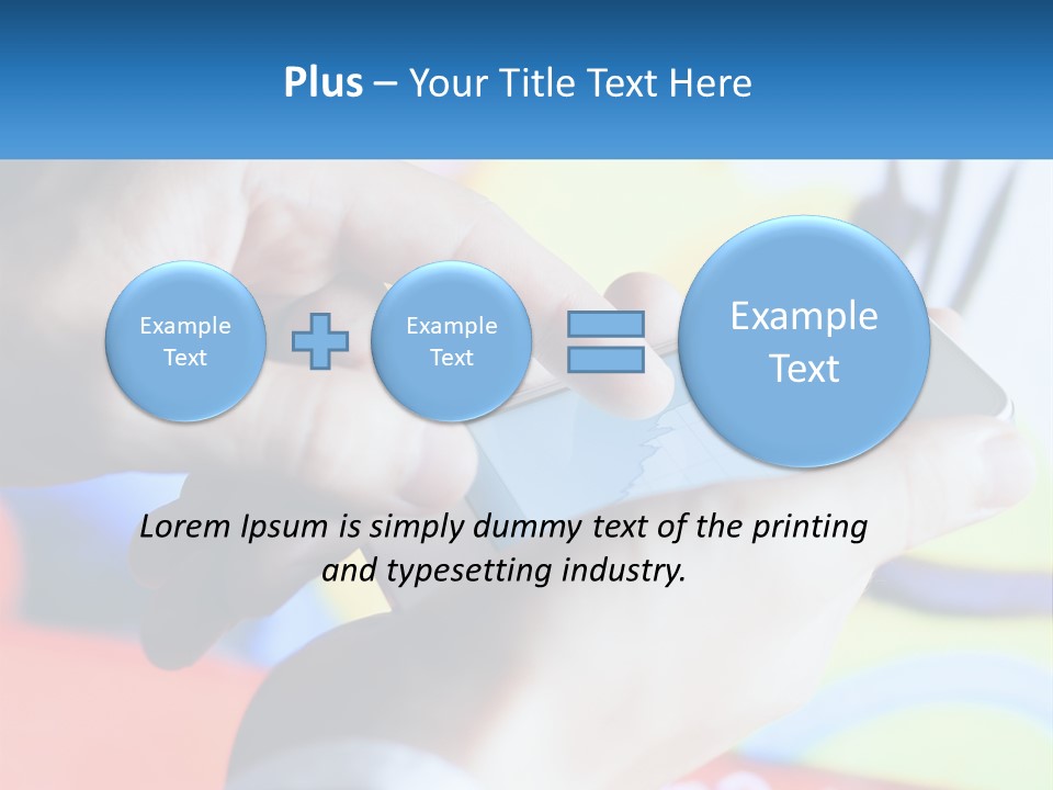 White Air Cool PowerPoint Template