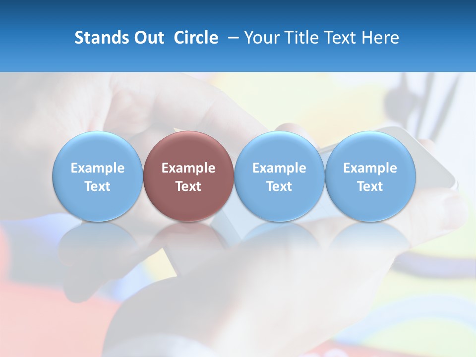 White Air Cool PowerPoint Template