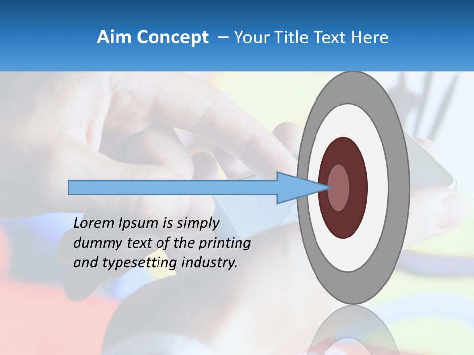 White Air Cool PowerPoint Template