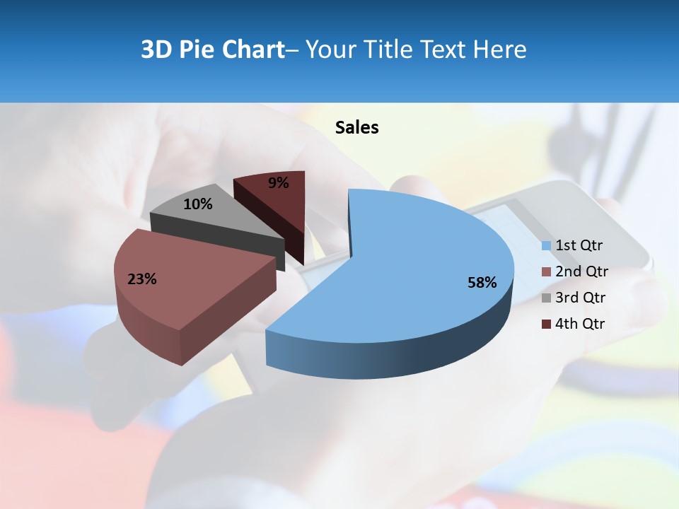 White Air Cool PowerPoint Template