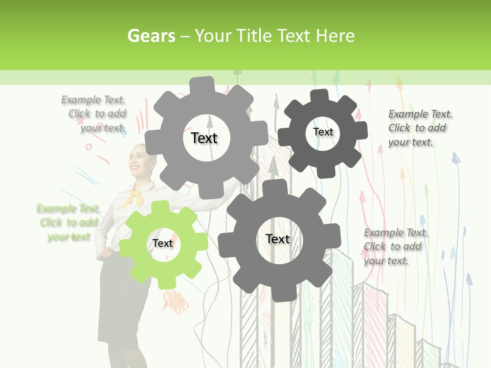 Technology Remote Part PowerPoint Template