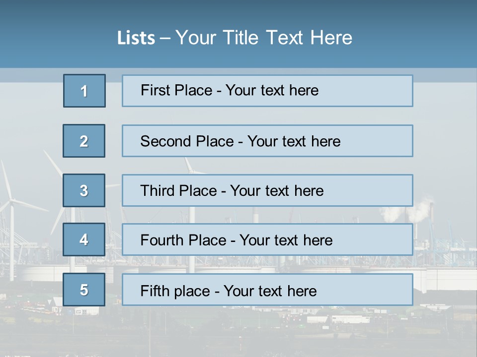 Electricity Home Industry PowerPoint Template