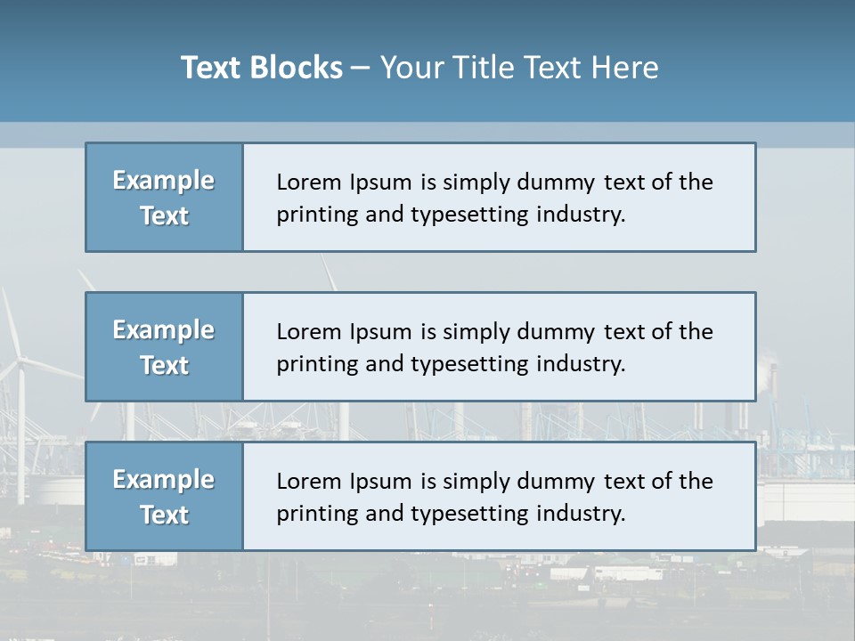 Electricity Home Industry PowerPoint Template