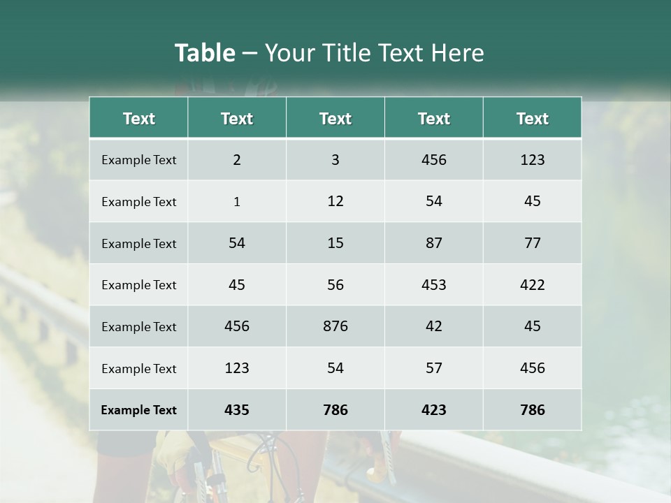 House White Temperature PowerPoint Template