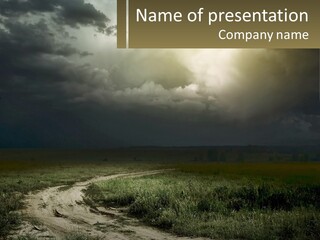 Electricity Climate Air PowerPoint Template