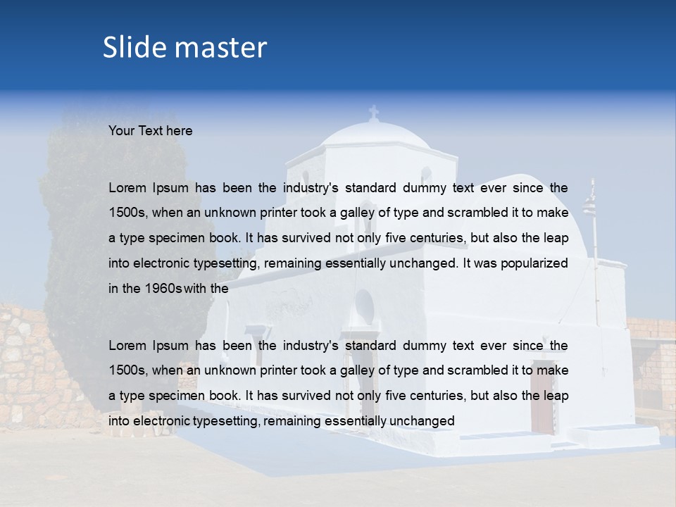 Electric Cold Remote PowerPoint Template