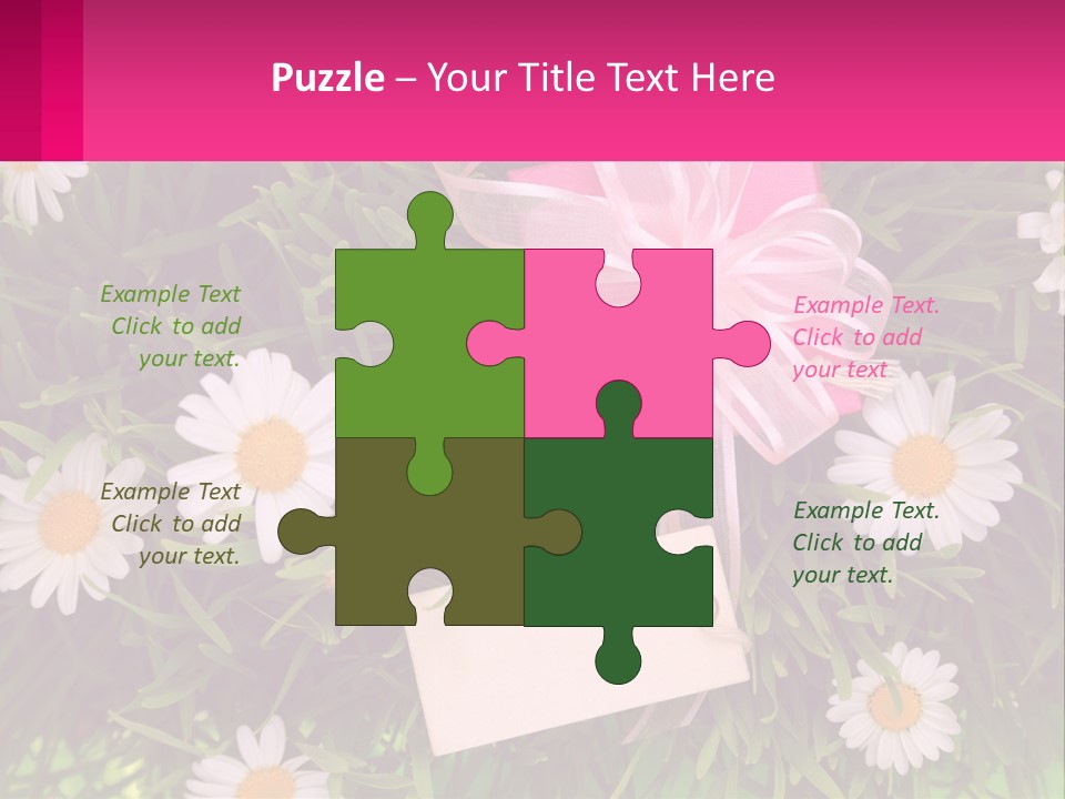 Electric White Part PowerPoint Template