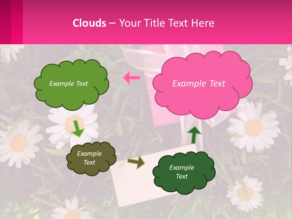 Electric White Part PowerPoint Template
