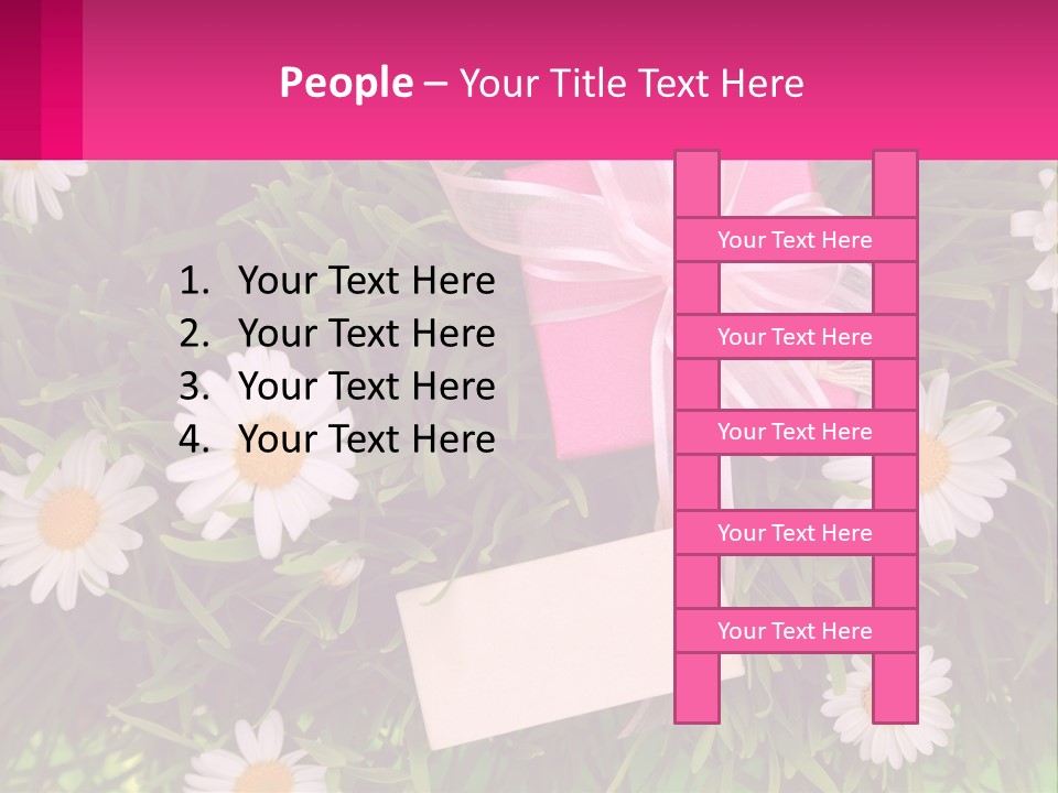 Electric White Part PowerPoint Template