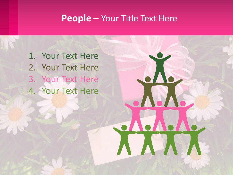 Electric White Part PowerPoint Template