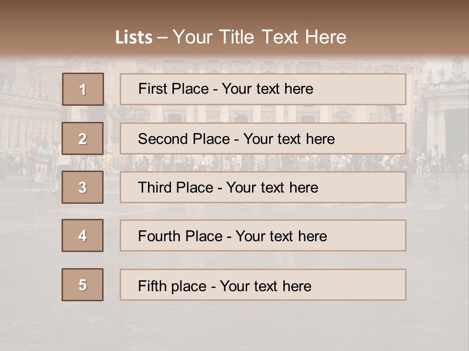 Cool Supply Unit PowerPoint Template