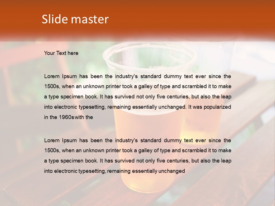 Equipment Power House PowerPoint Template