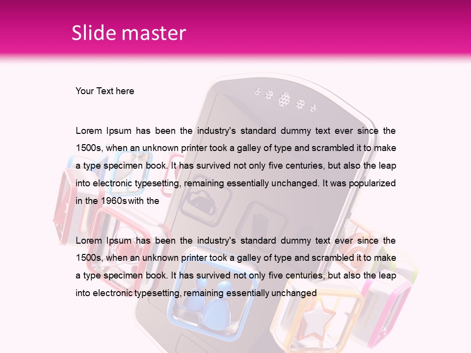 Technology Air Remote PowerPoint Template