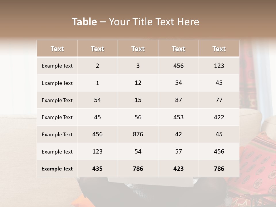 House Unit Supply PowerPoint Template