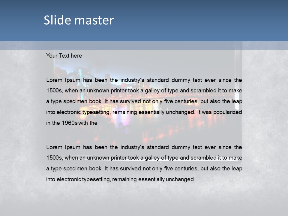 Electricity Cool Power PowerPoint Template