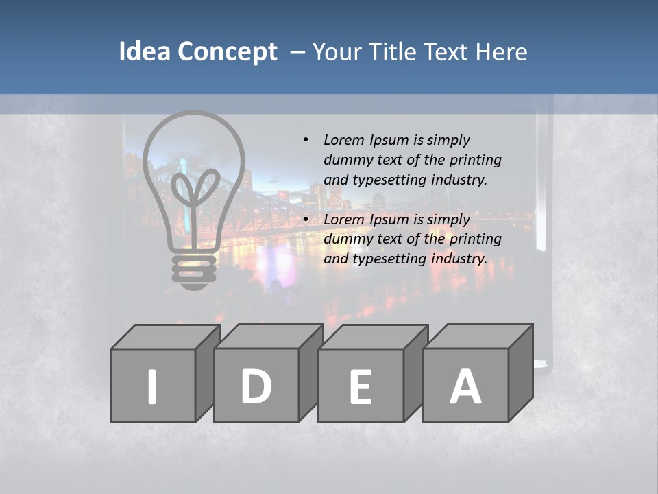 Electricity Cool Power PowerPoint Template