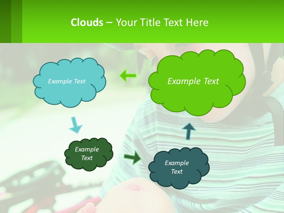 White Climate Electricity PowerPoint Template