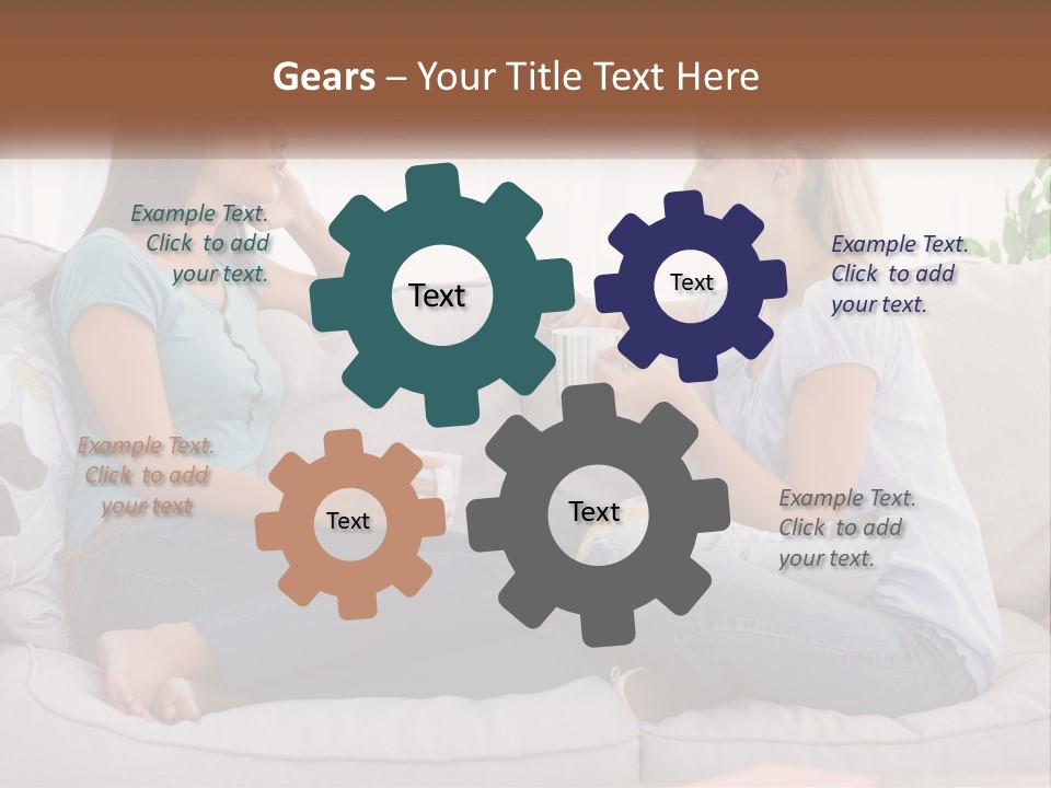 Ventilation White Cool PowerPoint Template