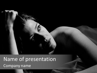 Cold White Remote PowerPoint Template