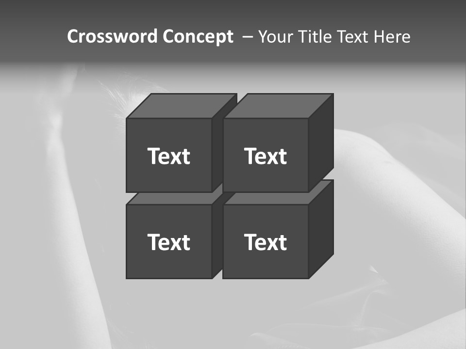Cold White Remote PowerPoint Template