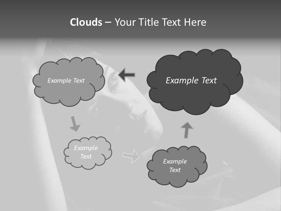 Cold White Remote PowerPoint Template