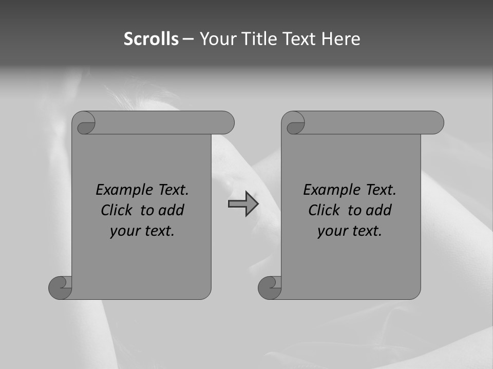 Cold White Remote PowerPoint Template