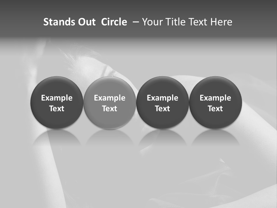 Cold White Remote PowerPoint Template