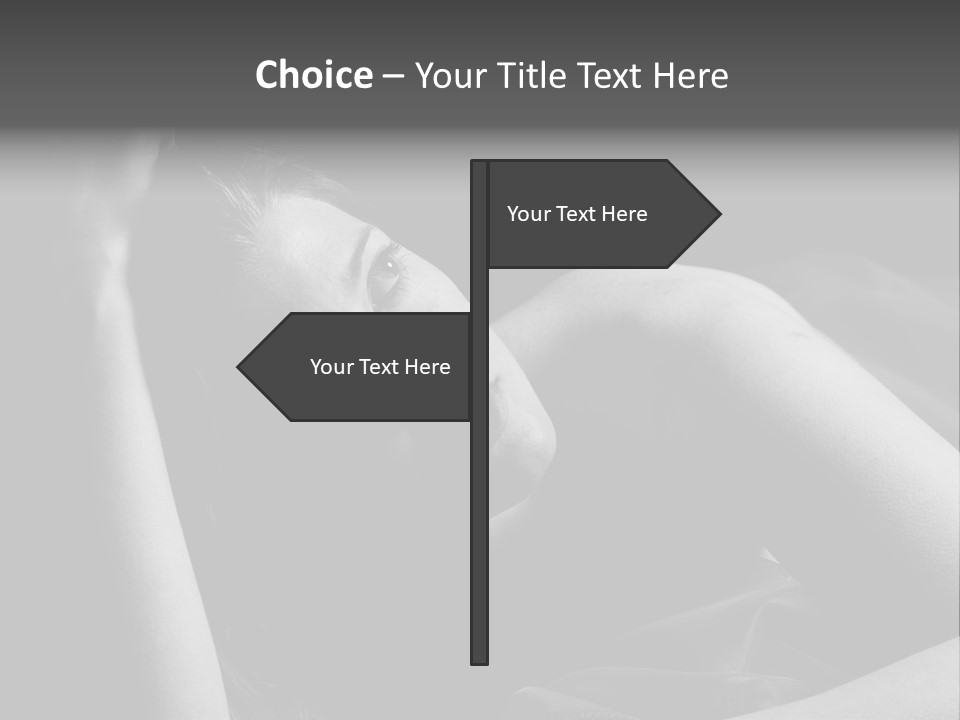 Cold White Remote PowerPoint Template