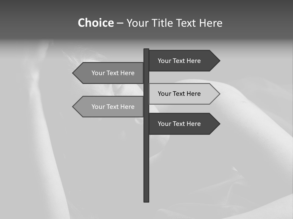 Cold White Remote PowerPoint Template
