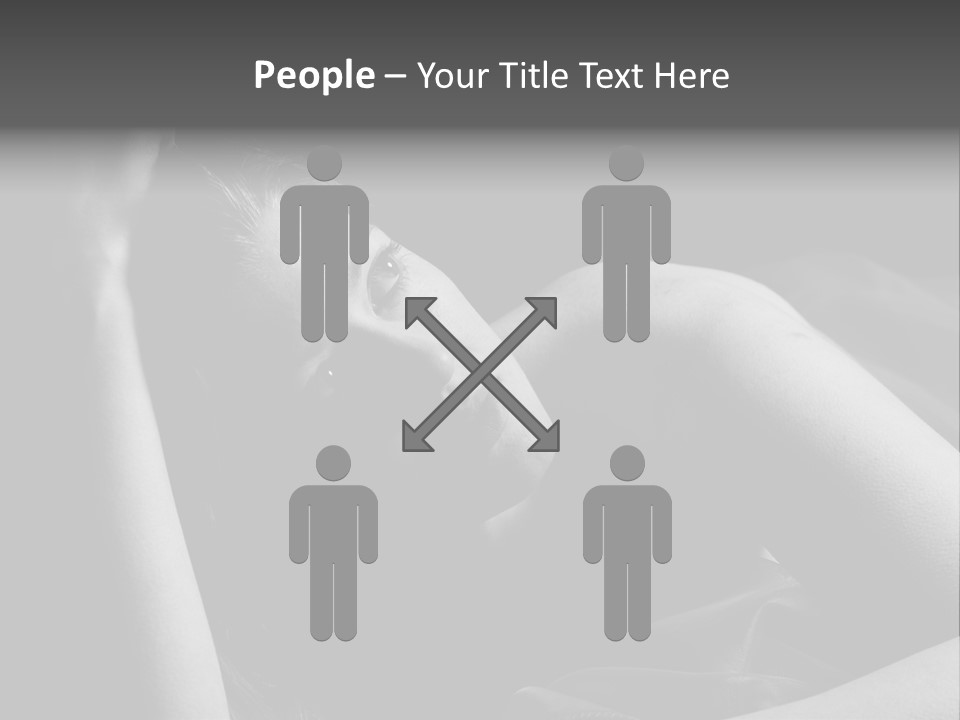 Cold White Remote PowerPoint Template