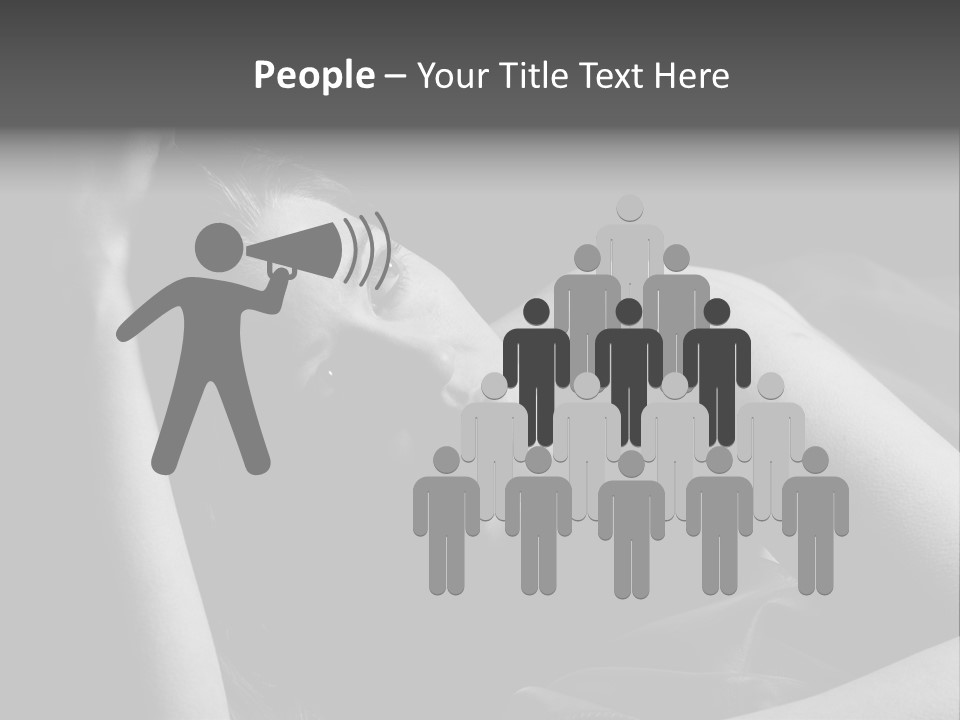 Cold White Remote PowerPoint Template