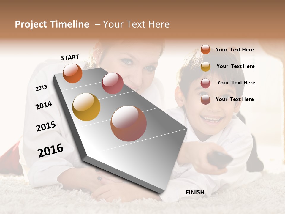 Temperature Climate Switch PowerPoint Template