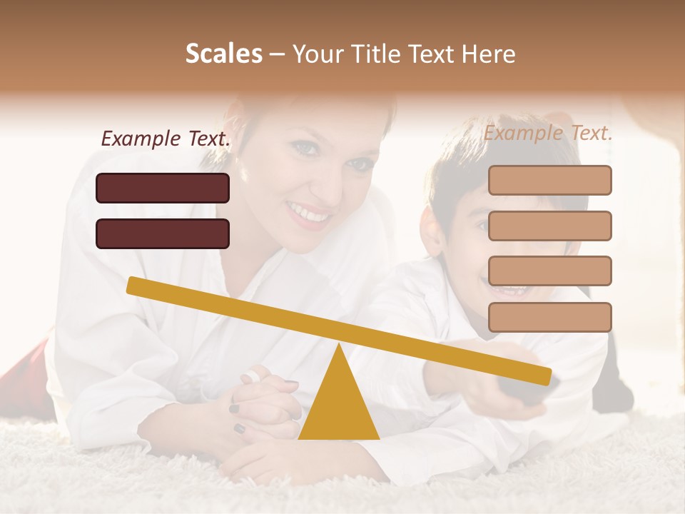 Temperature Climate Switch PowerPoint Template