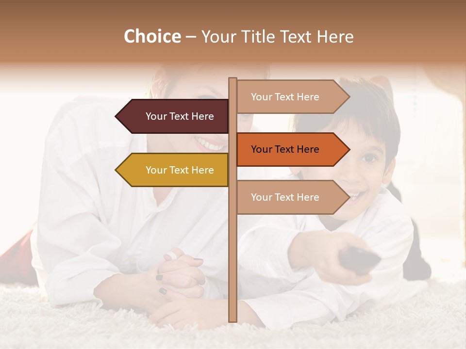 Temperature Climate Switch PowerPoint Template