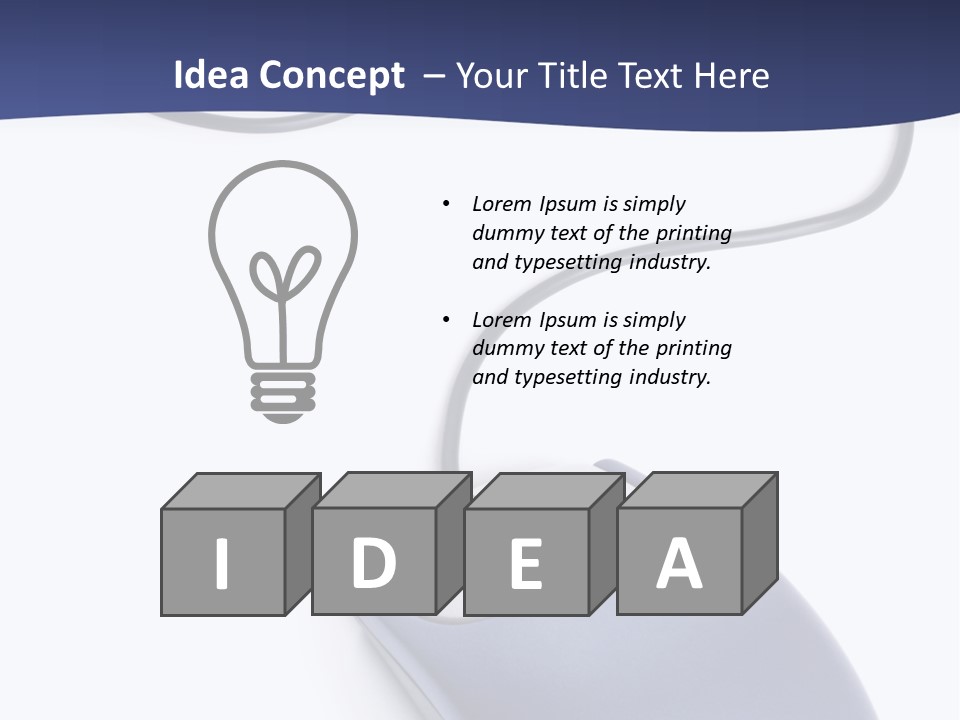 Switch Cold Industry PowerPoint Template