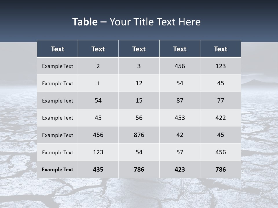Cooling Temperature Electric PowerPoint Template