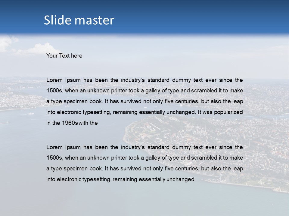Electricity House System PowerPoint Template